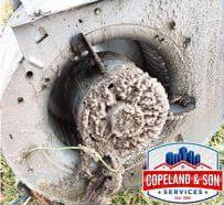 Dirt builds up in a neglected HVAC system and shortens its life.