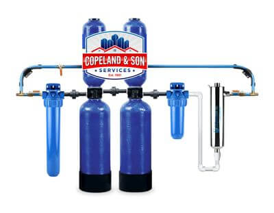 A water filtration system improves your family's water quality.